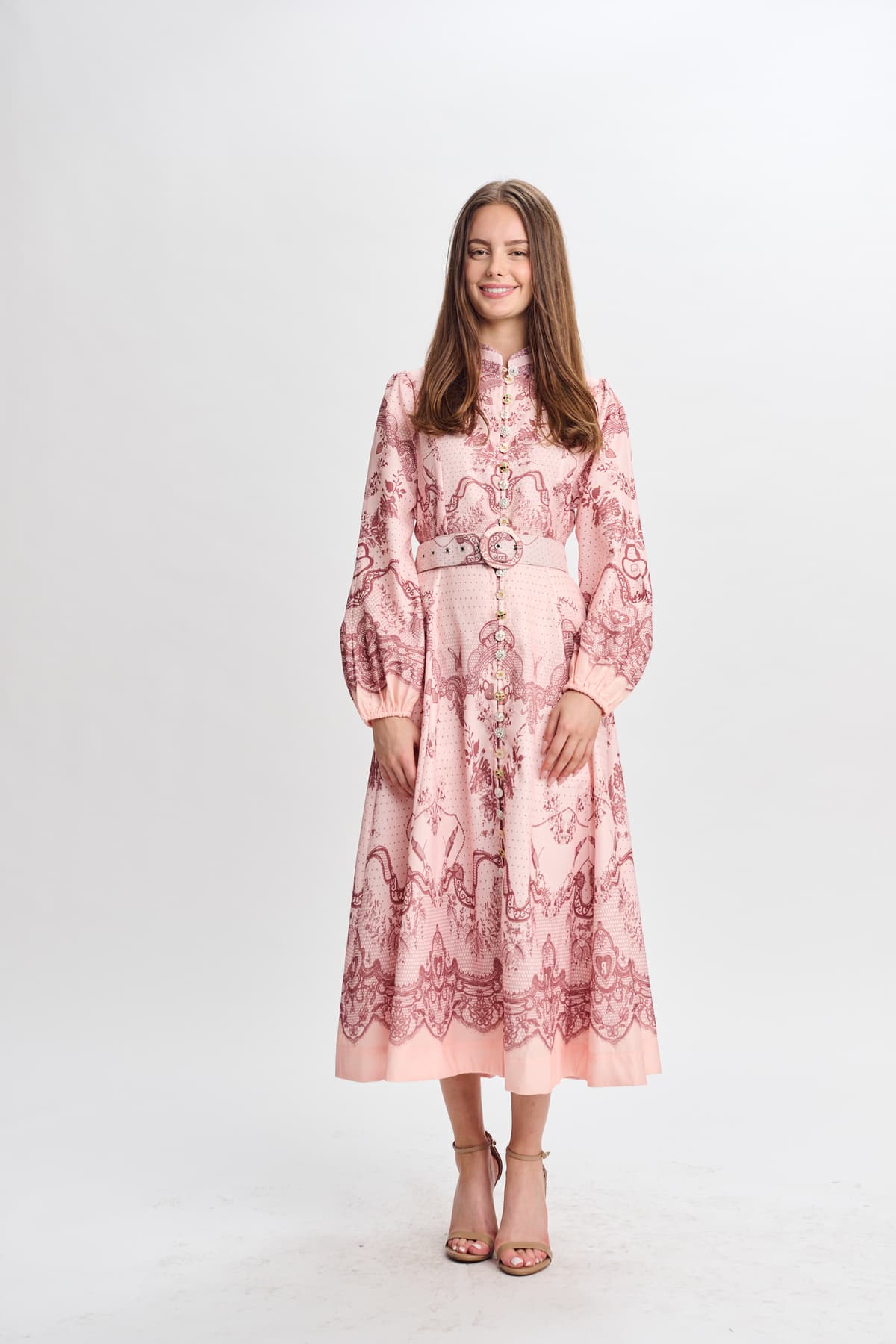 Printed Linen Dress