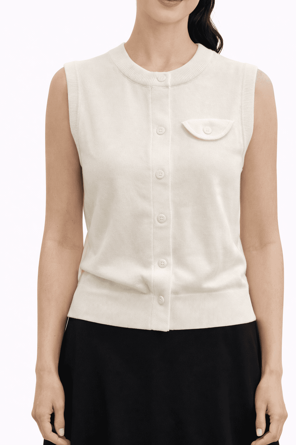 Rounded Pocket Sweater