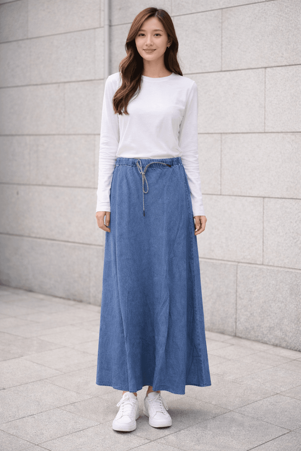 Denim Aline Skirt