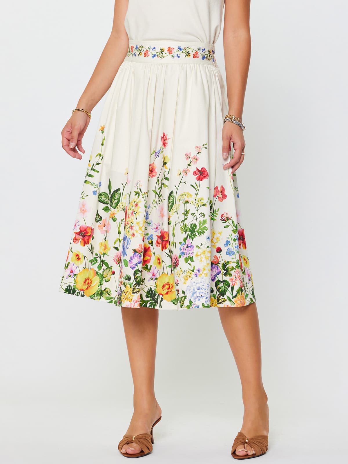 Floral Printed Skirt