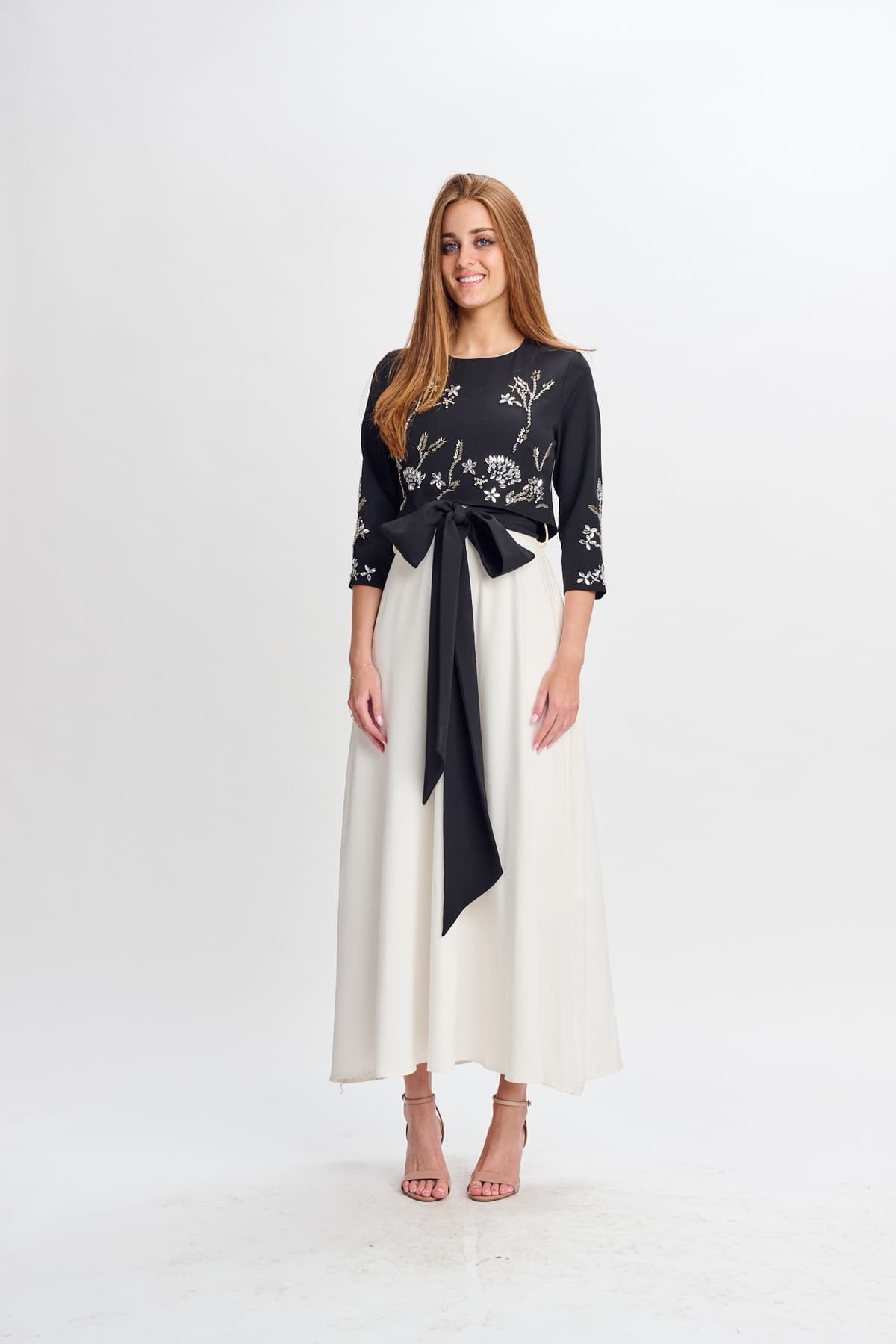 Jumper W/ Beaded Overlay