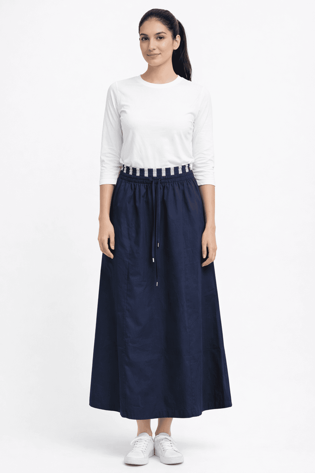 Maxi W Striped Waistband