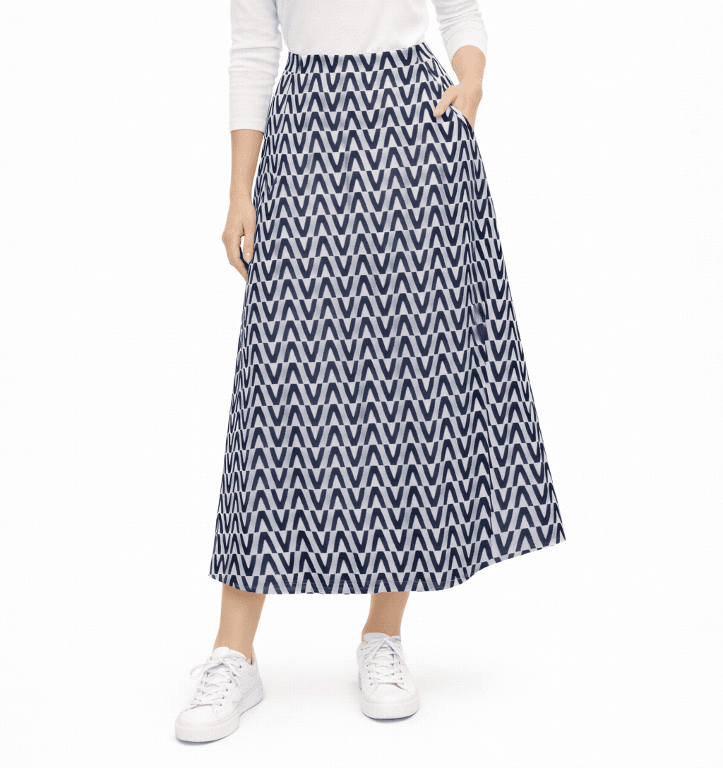 Printed Aline Skirt